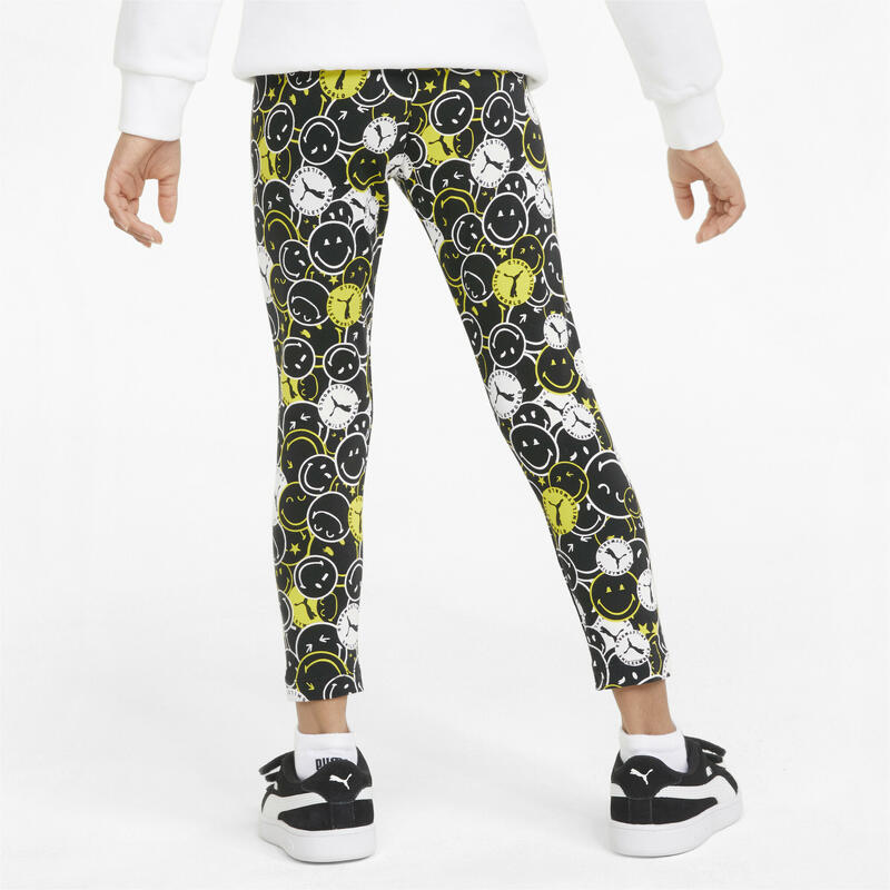 Legginsy dla dzieci Puma x Smiley World AOP