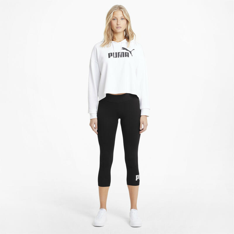 Leggings 3/4 con logo Essentials donna PUMA Black