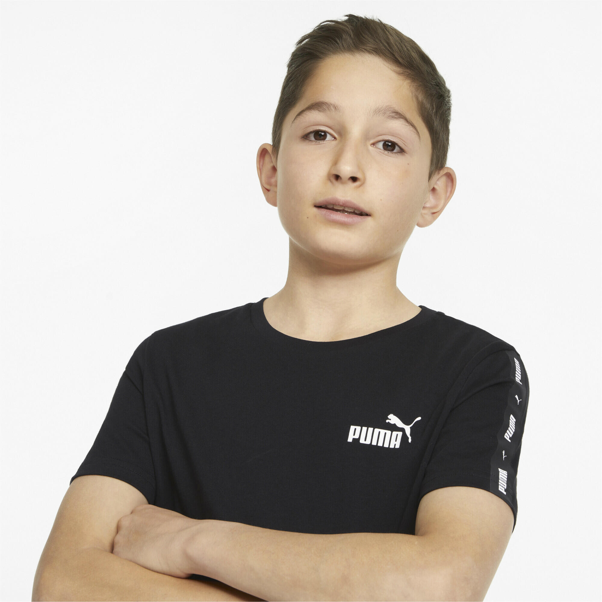 Sudadera Niños Essentials+ Tape Negro 5/7