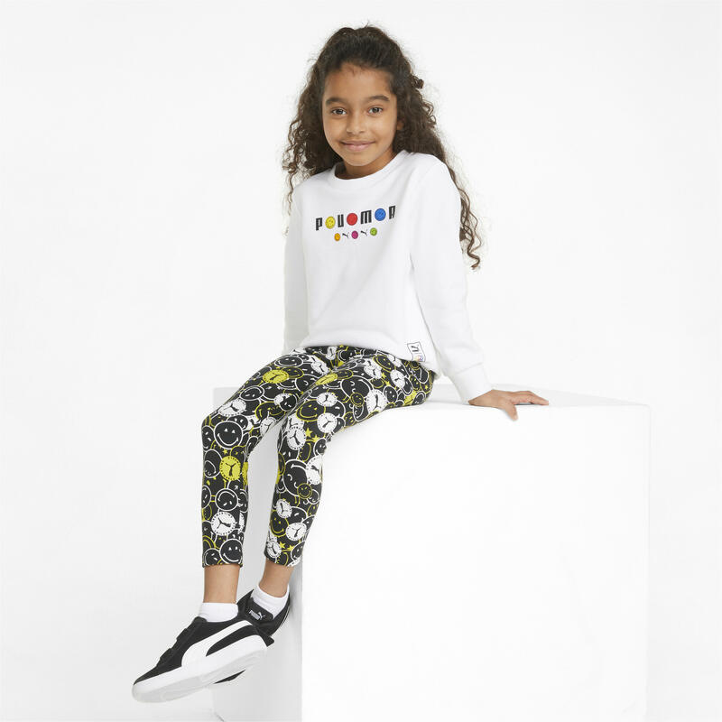 PUMA x SMILEY WORLD bedrukte legging voor kinderen PUMA