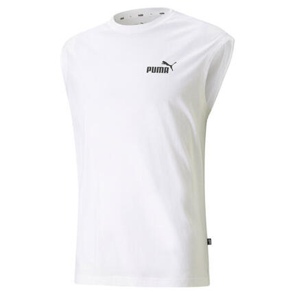 Camiseta sin mangas Essentials Hombre PUMA Blanco