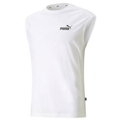 Essentials mouwloos T-shirt heren PUMA White