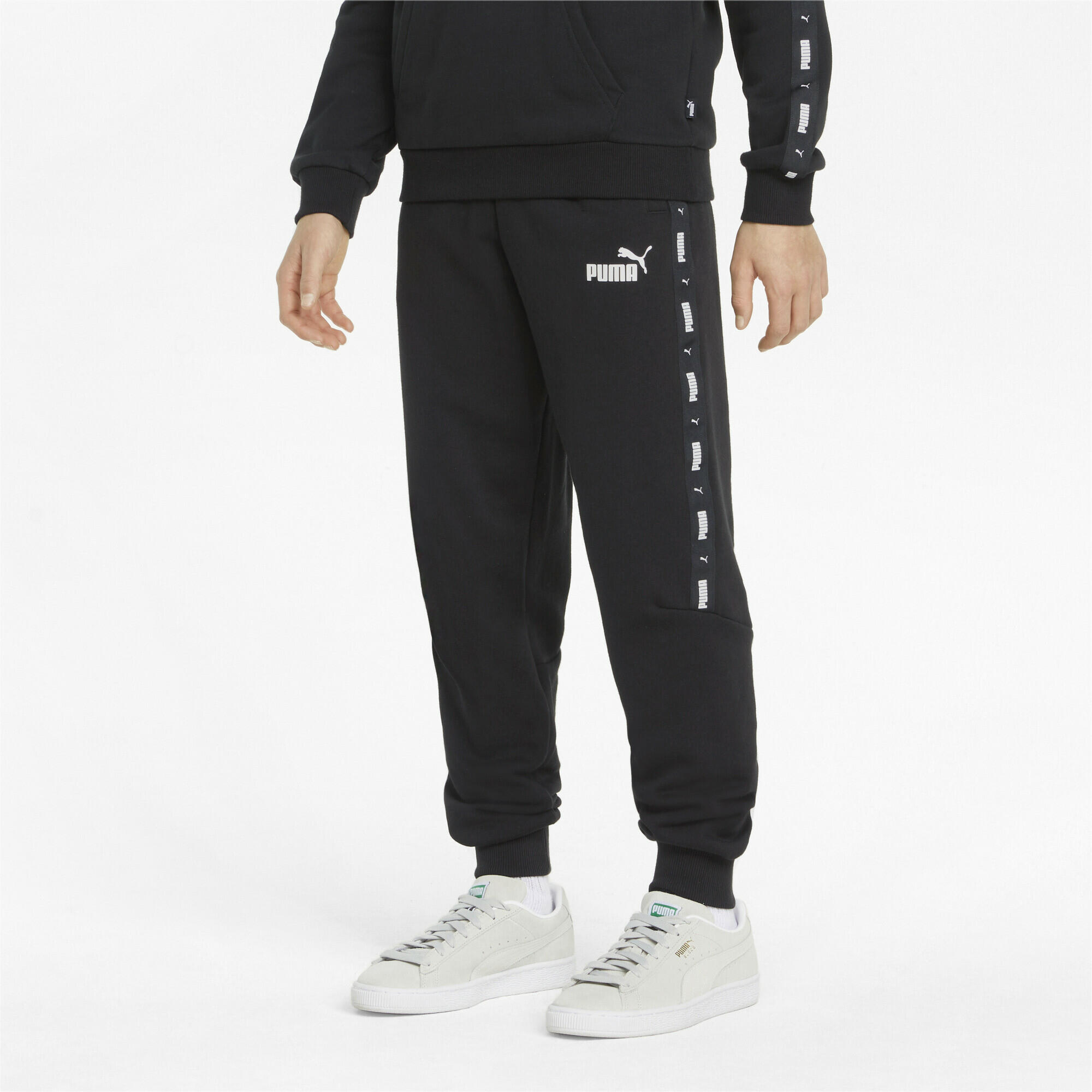 Essentials+ Tape Jogginghose Jungen PUMA Black 2/7