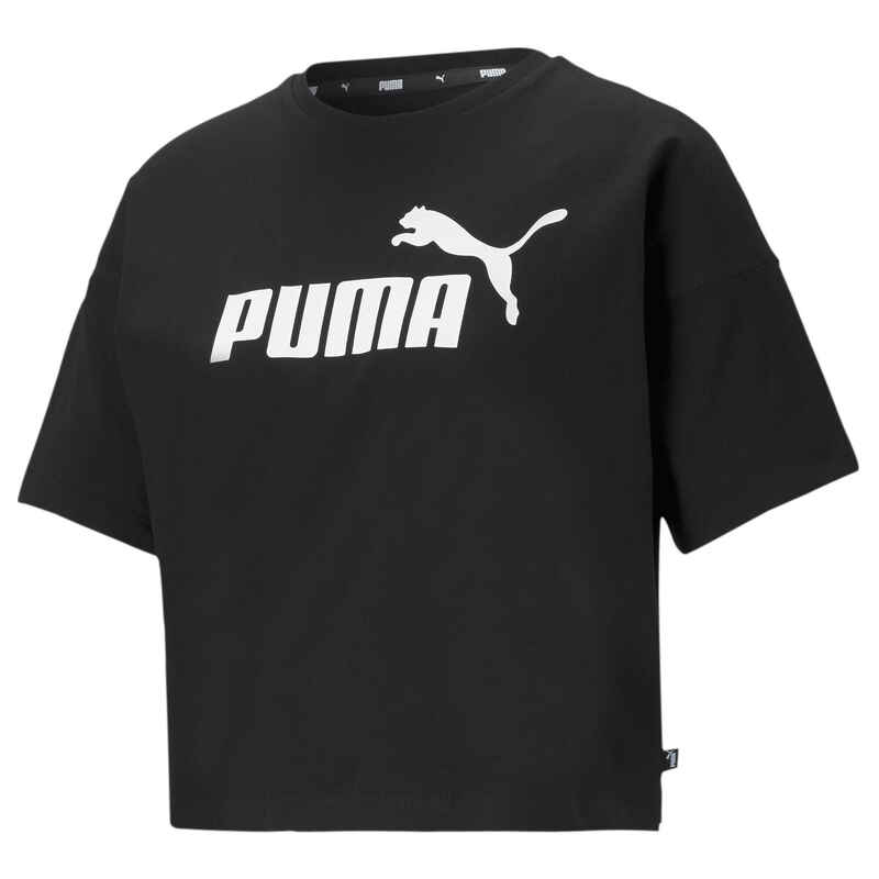 Essentials Logo Cropped T-Shirt Damen PUMA