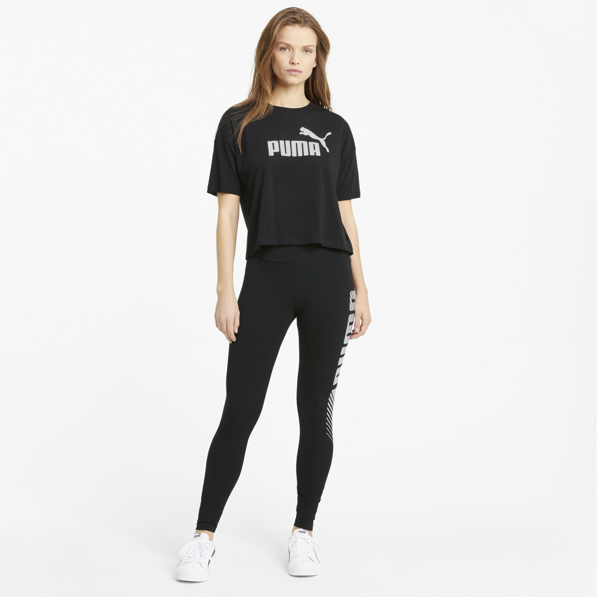 Crop top Essentials Femme PUMA Black 4/6