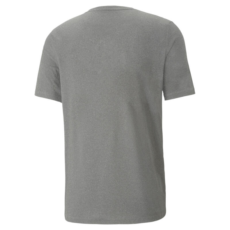 Active Big Logo T-shirt voor heren PUMA Gray Violet