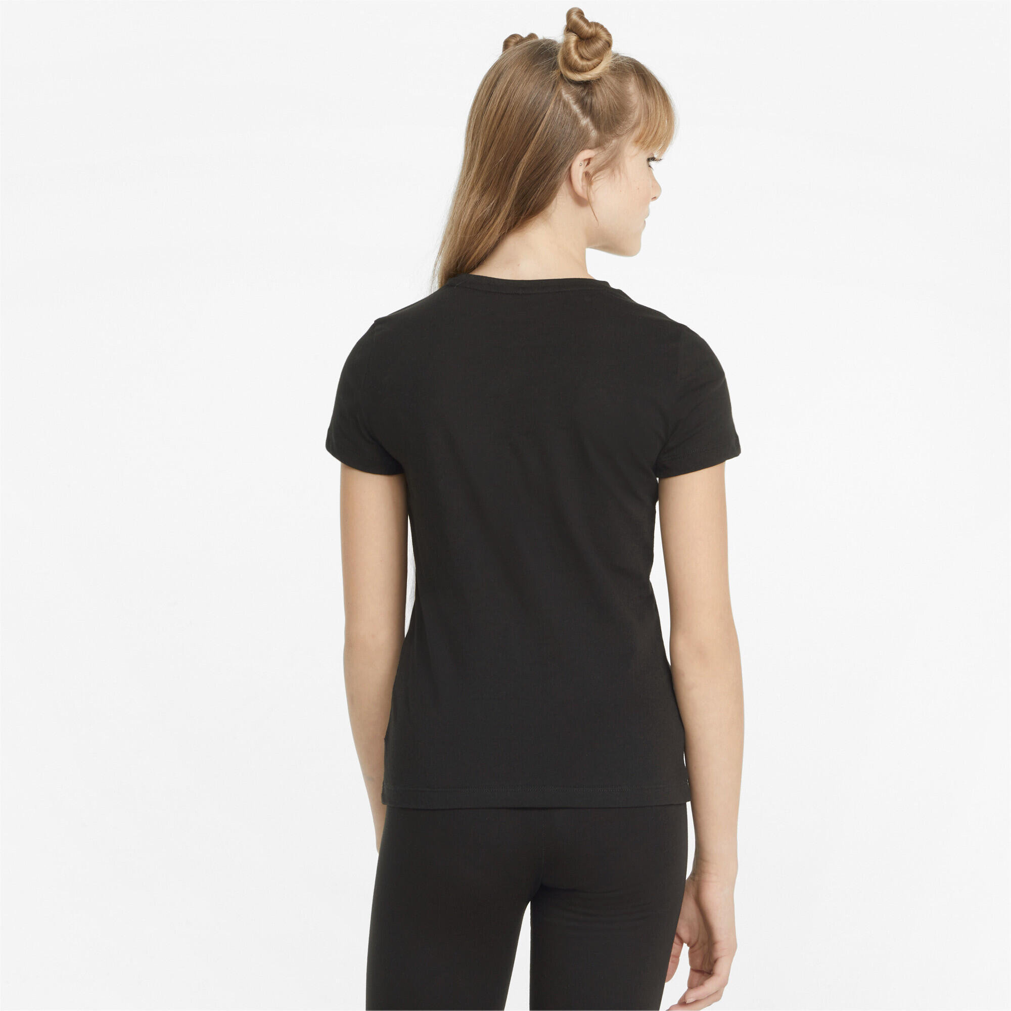 T-shirt Essentials+ Logo da ragazzo PUMA Black 3/6