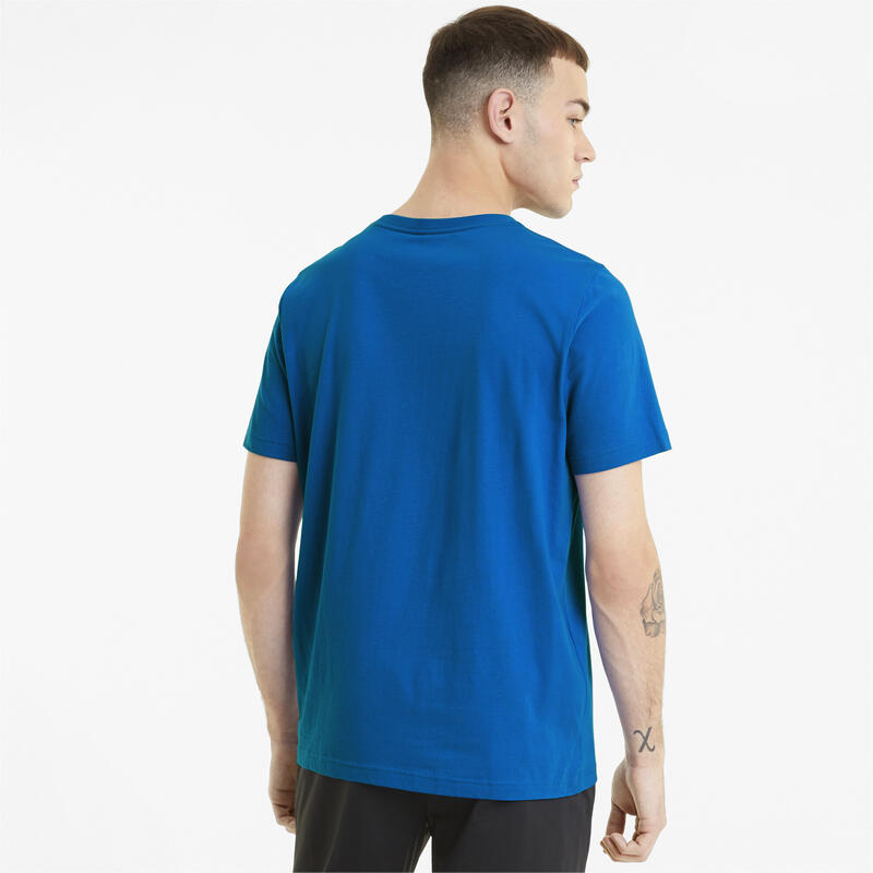 Essentials Logo Tee Férfiak PUMA Royal Blue