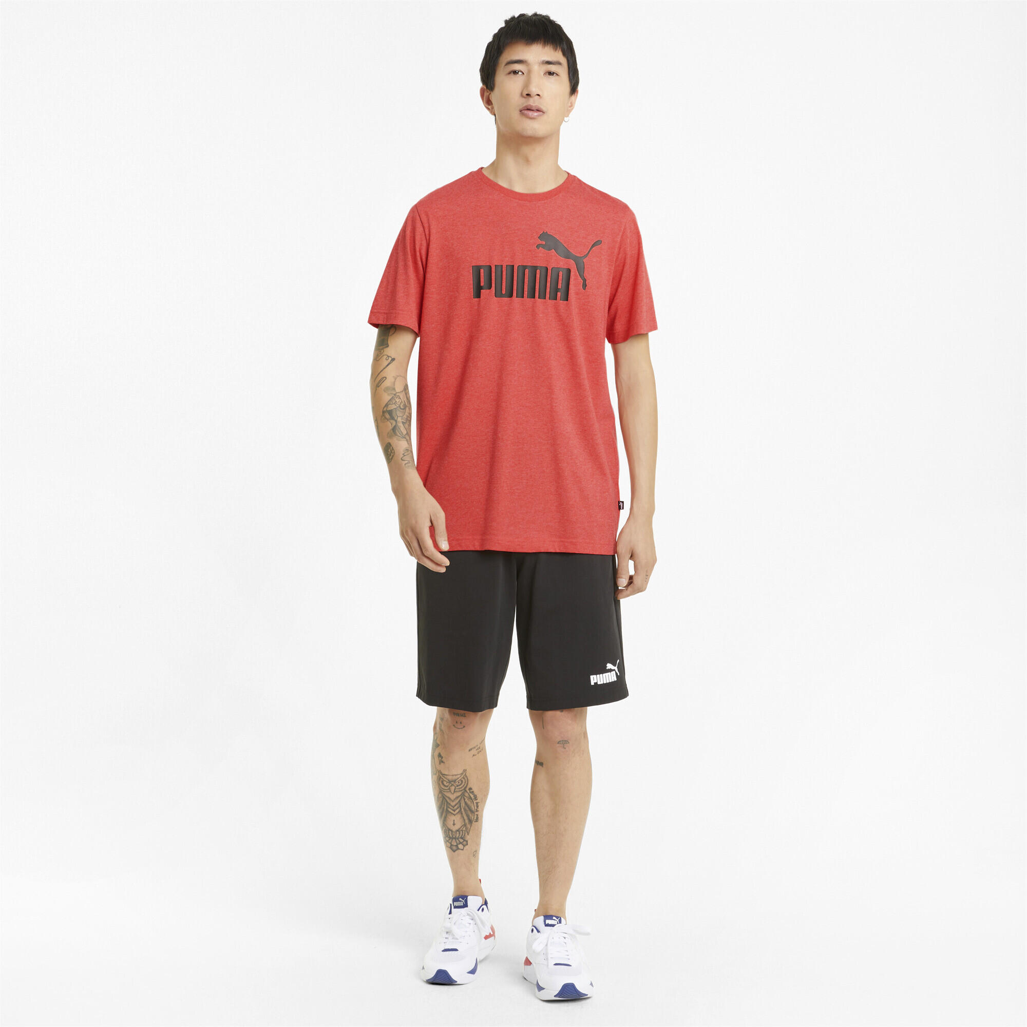 T-shirt z krótkim rękawem męski Puma ESS HEATHER 4/7