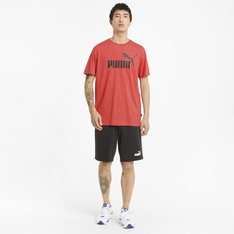 Camiseta jaspeada Hombre PUMA Essentials Rojo