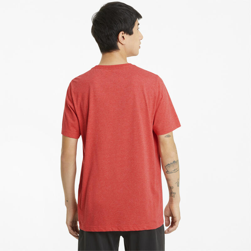 Essentials Heather T-Shirt Erwachsene PUMA High Risk Red