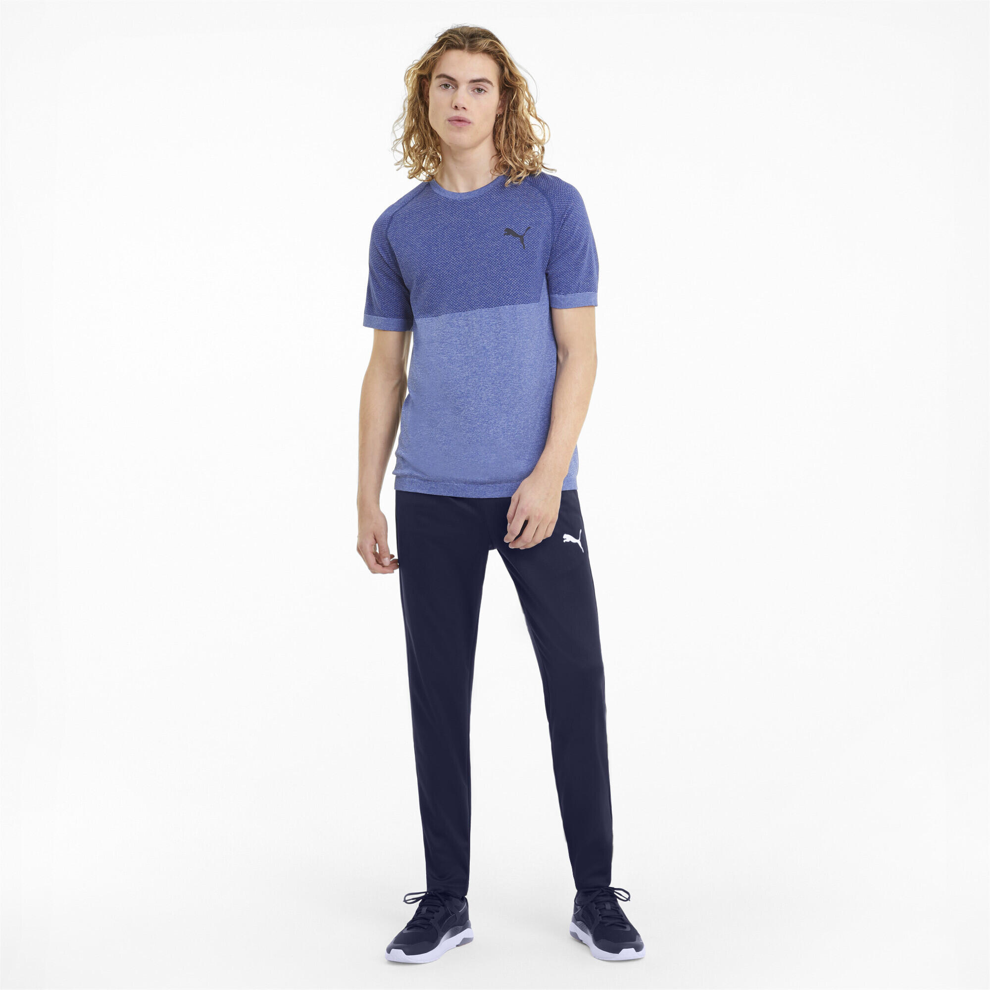 Active tricot joggingbroek voor heren PUMA Peacoat Blue 4/6