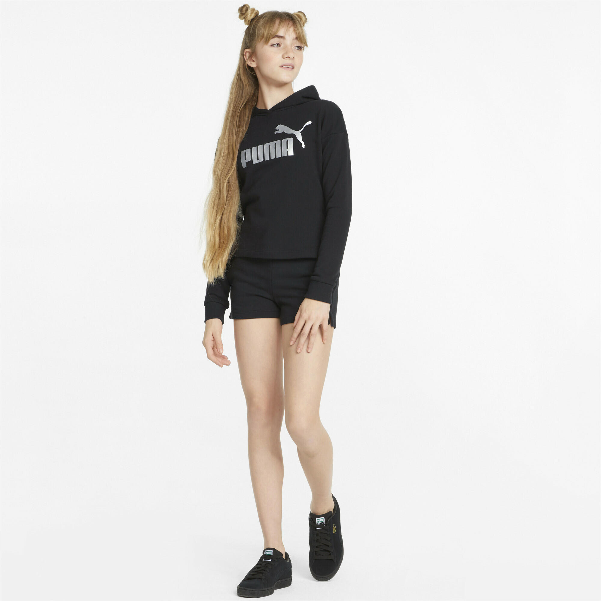Short Essentiels+ Enfant et Adolescent PUMA Black 4/5