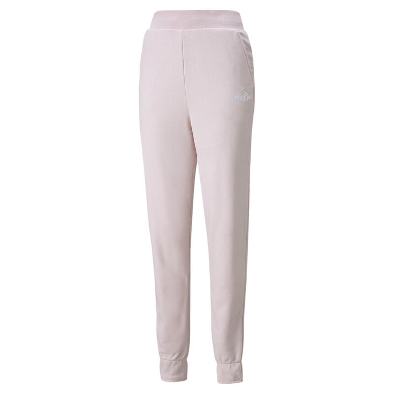 Pantalones Mujer PUMA Essentials+ Embroidery Rosa claro