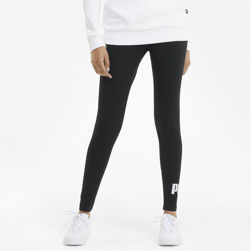 Essentials Logo Leggings Damen PUMA Black