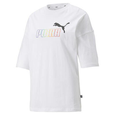 Essentials+ Rainbow Damen T-Shirt PUMA