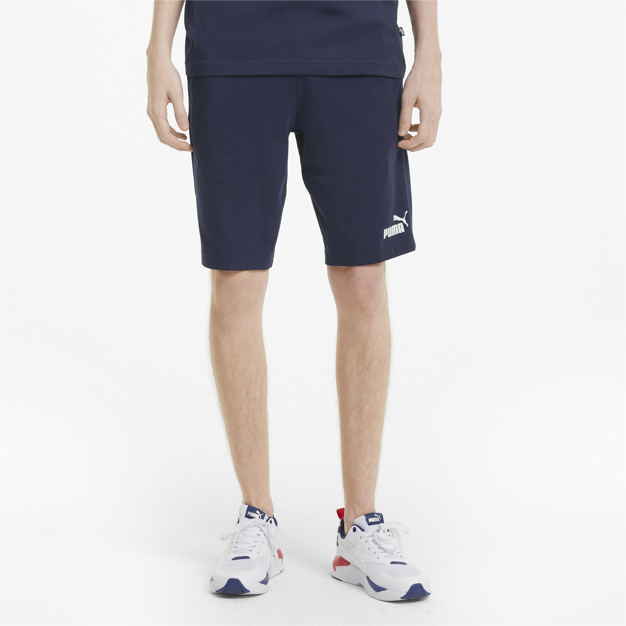 Shorts in jersey Essentials da uomo PUMA Peacoat Blue 2/6