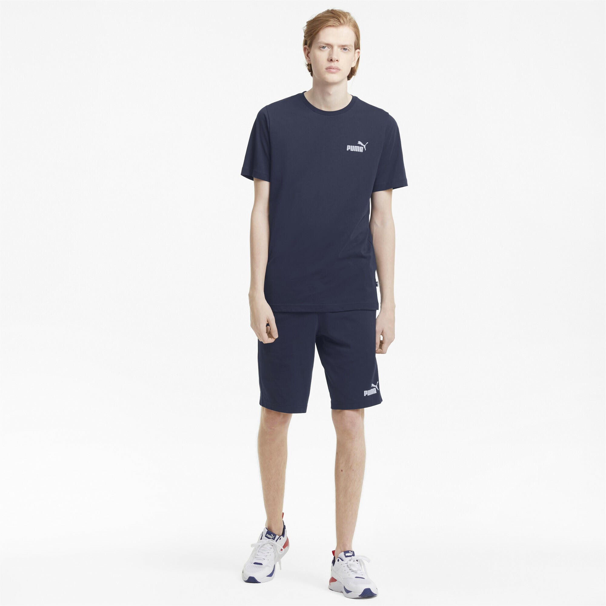 Shorts in jersey Essentials da uomo PUMA Peacoat Blue 4/6