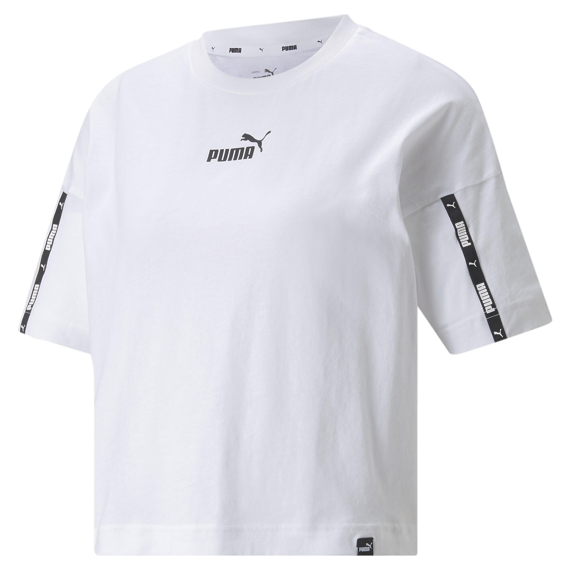 T-shirt corta Power Tape da donna PUMA 1/5