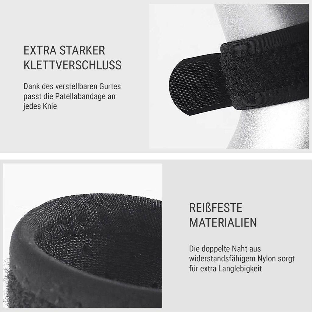 Bandage rotulienne Vital-Pro - genouillère réglable pour tendon rotulien 3/5
