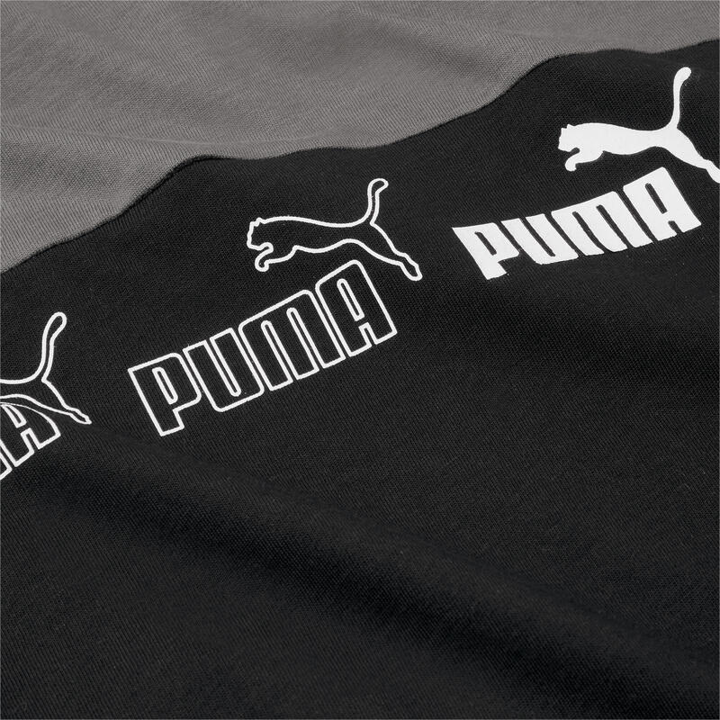 Around the Block T-shirt voor heren PUMA Black Castlerock