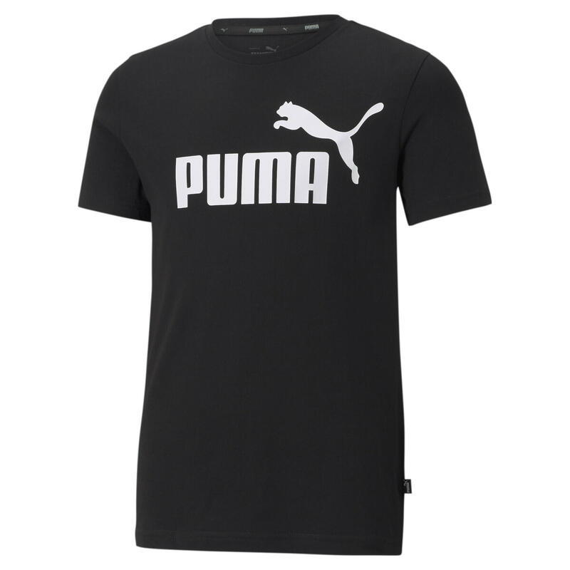 Camiseta Essentials Logo Niño PUMA Black