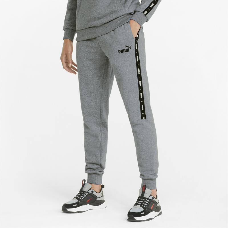 Essentials+ Jogginghose Herren PUMA Medium Gray Heather