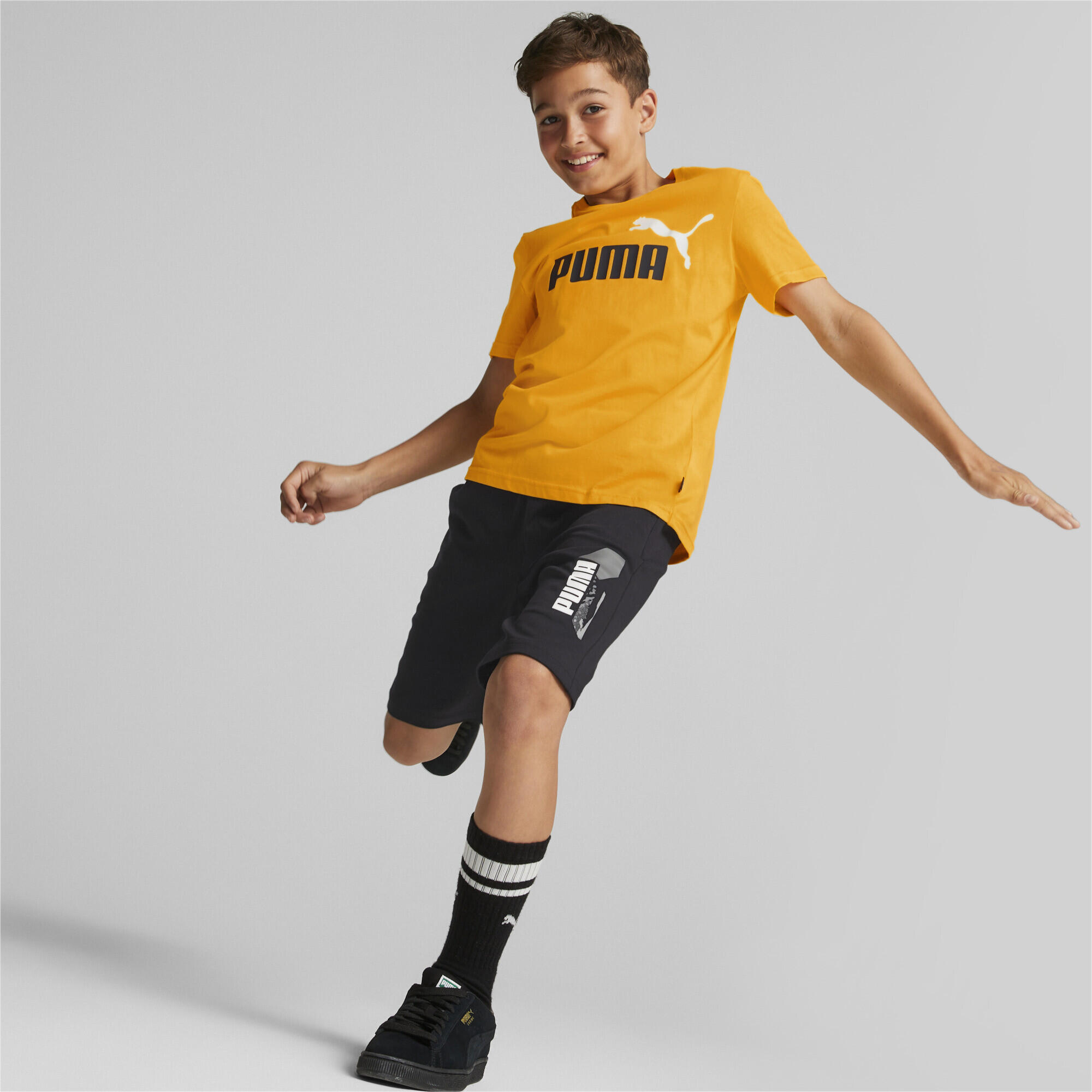 T-shirt Essentials+ Two-Tone Logo da ragazzo PUMA 3/5