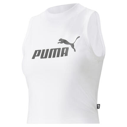 Camiseta de tirantes Mujer PUMA Essentials High Neck Blanco
