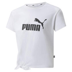 Camiseta juvenil con nudo Essentials Logo PUMA