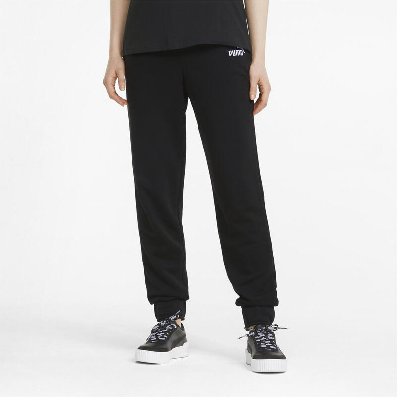 Pantalones Mujer PUMA Essentials+ Embroidery Negro