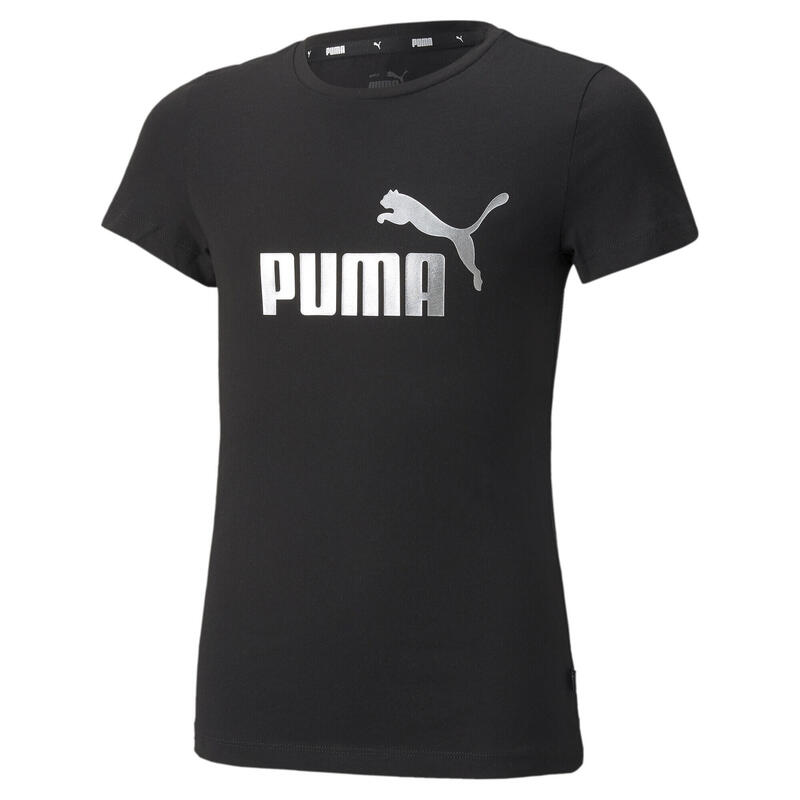 Camiseta Niños Essentials+ Logo Negro