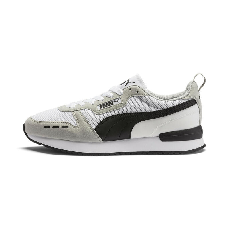 R78 Runner Sneaker Erwachsene PUMA White Gray Violet Black
