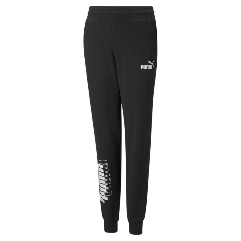 Pantalones de deporte Niños con logotipo Power Negro