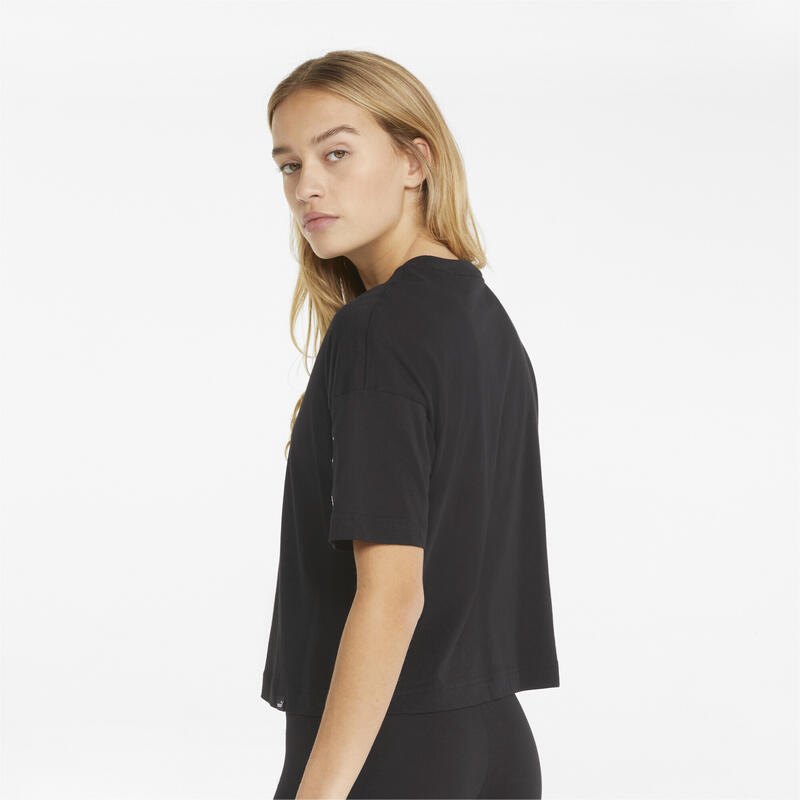 Camiseta Mujer PUMA Power Tape Cropped Negro