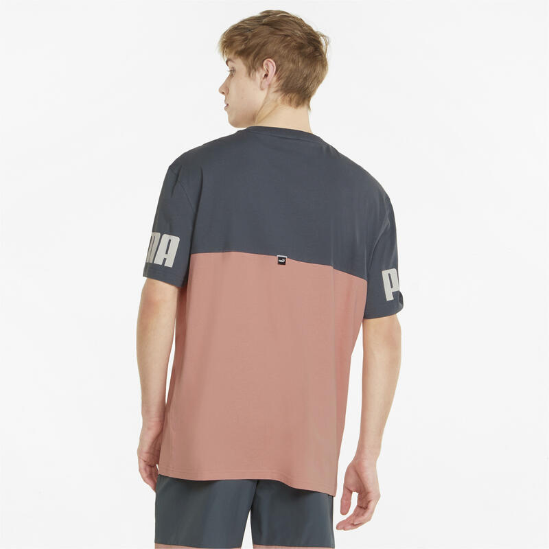 T-Shirt PUMA Power Color Block para homem