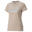 Essentials+ T-shirt met metallic logo dames PUMA