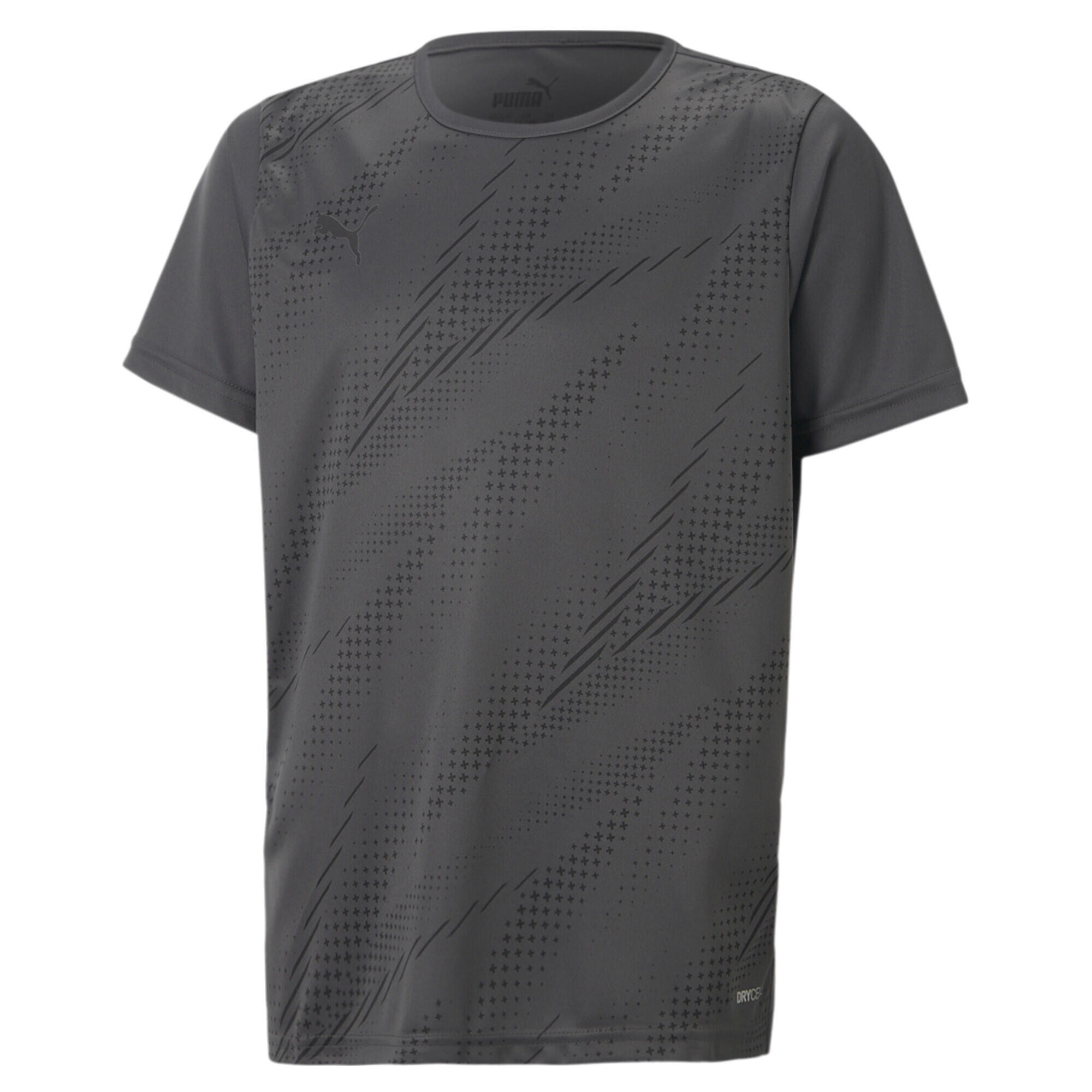 Puma - T-shirt De Foot Graphique Individualrise Enfant Et Adolescent Puma - T-shirt Manches Courtes - Gris|noir - 10 À 12 Ans - Decathlon