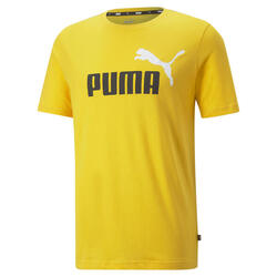 Essentials+ T-shirt met 2-kleuren-logo heren PUMA