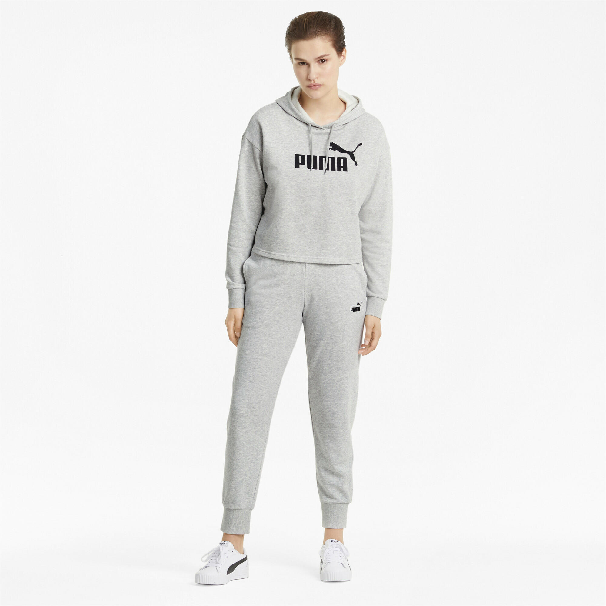 Essentials Jogginghose Damen PUMA Light Gray Heather 6/8