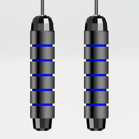 Corde à sauter/Speed Rope réglable 2,5 m – câble acier, poignées mousse