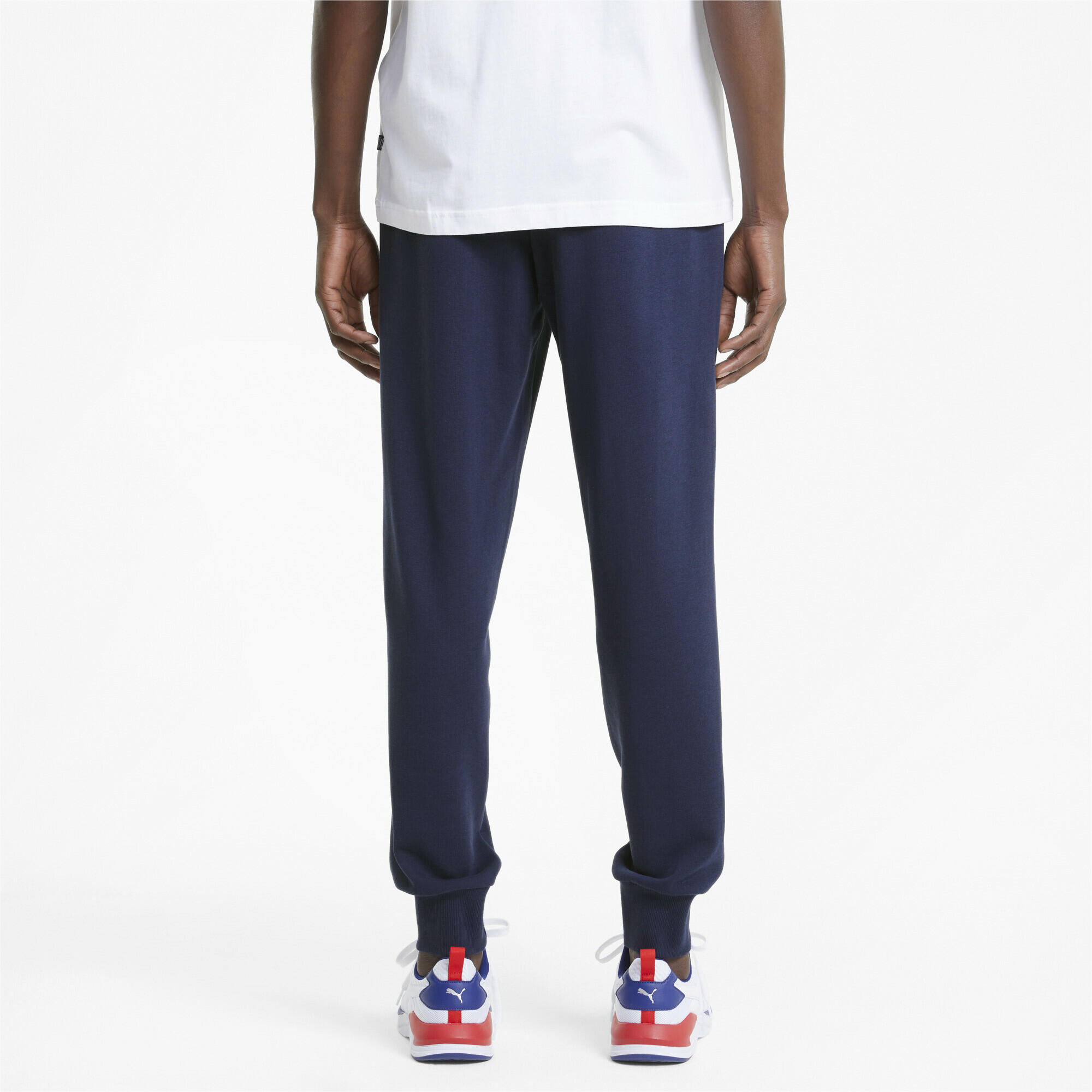 Essentials Logo Jogginghose Herren PUMA Peacoat Blue 3/7