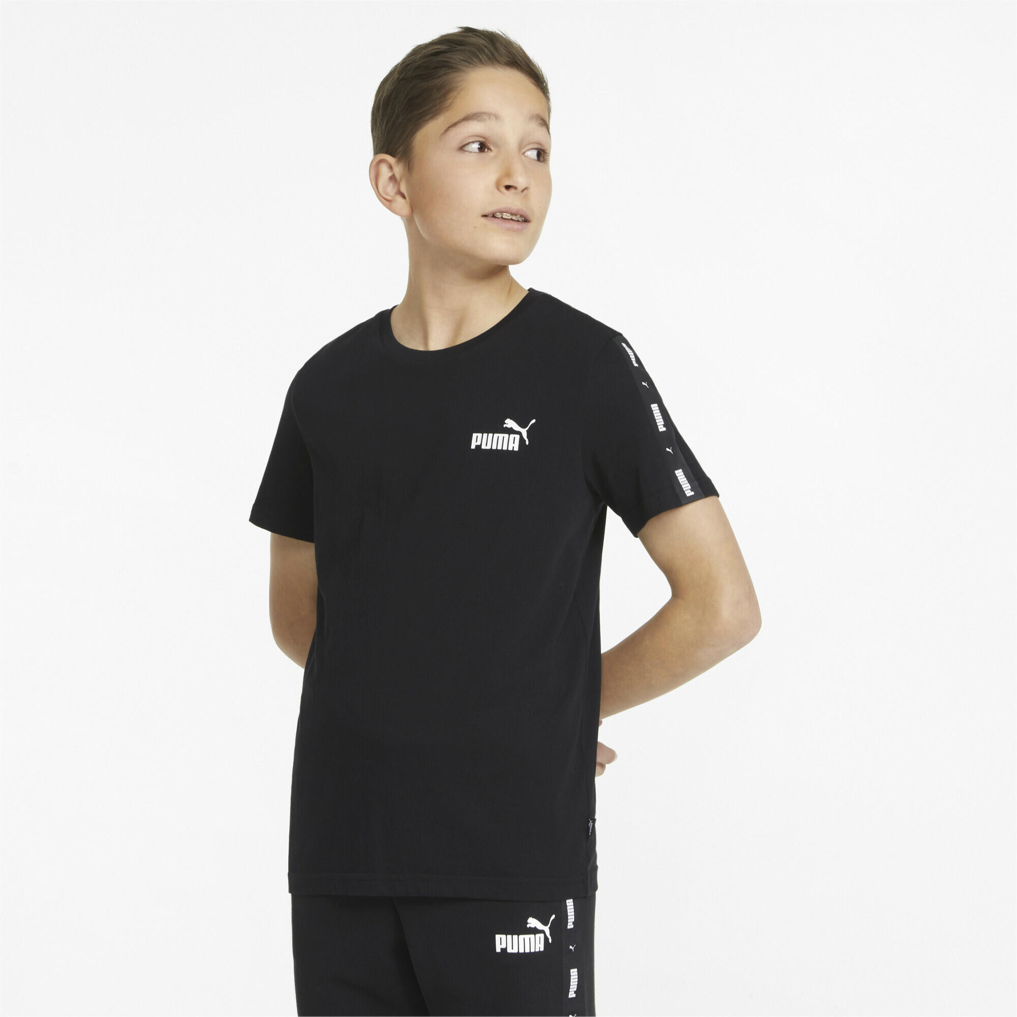 Sudadera Niños Essentials+ Tape Negro 2/7