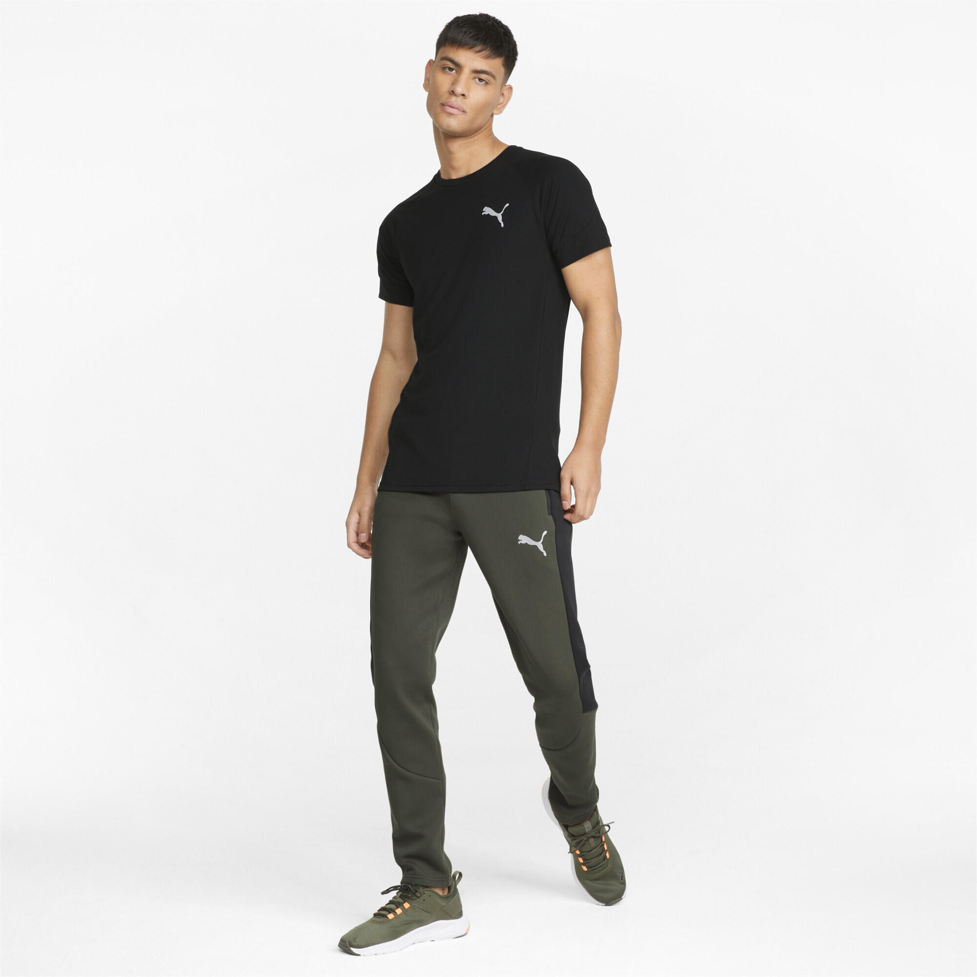 Pantalones Hombre PUMA Evostripe Verde 4/7