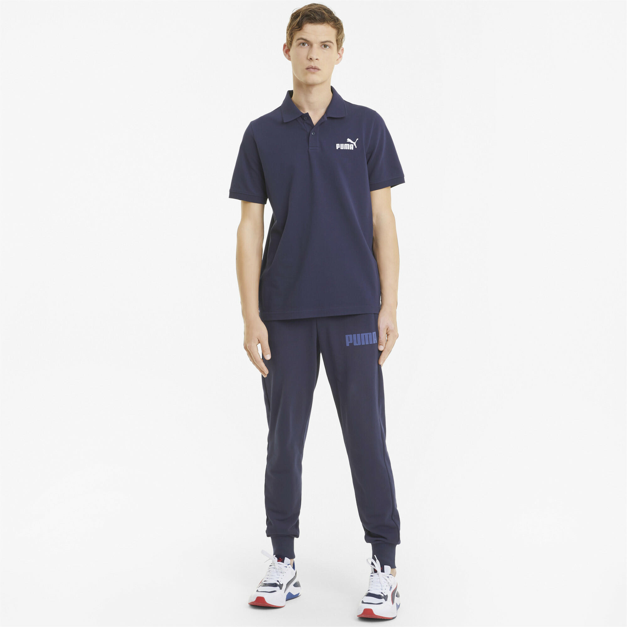 Polo Essentials Pique da uomo PUMA Peacoat Blue 4/7