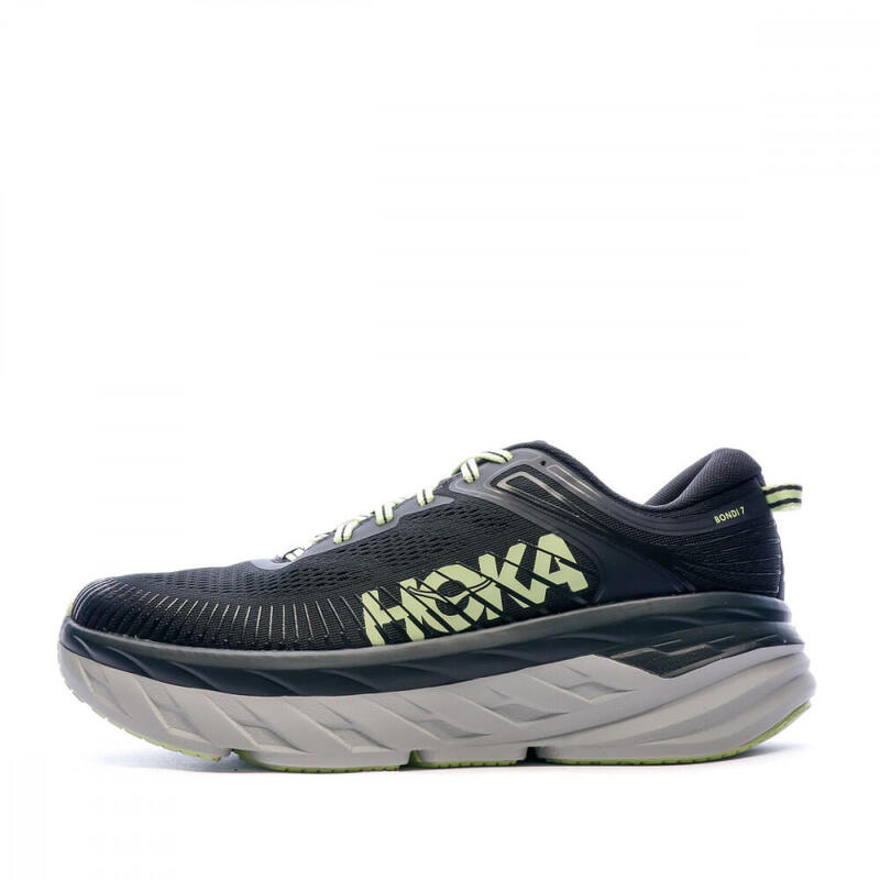 Chaussures de running Noir/Vert Homme Hoka Bondi 7