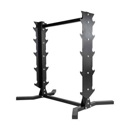Stahlablagegestell für 10 GladiatorFit Gummi-Langhanteln