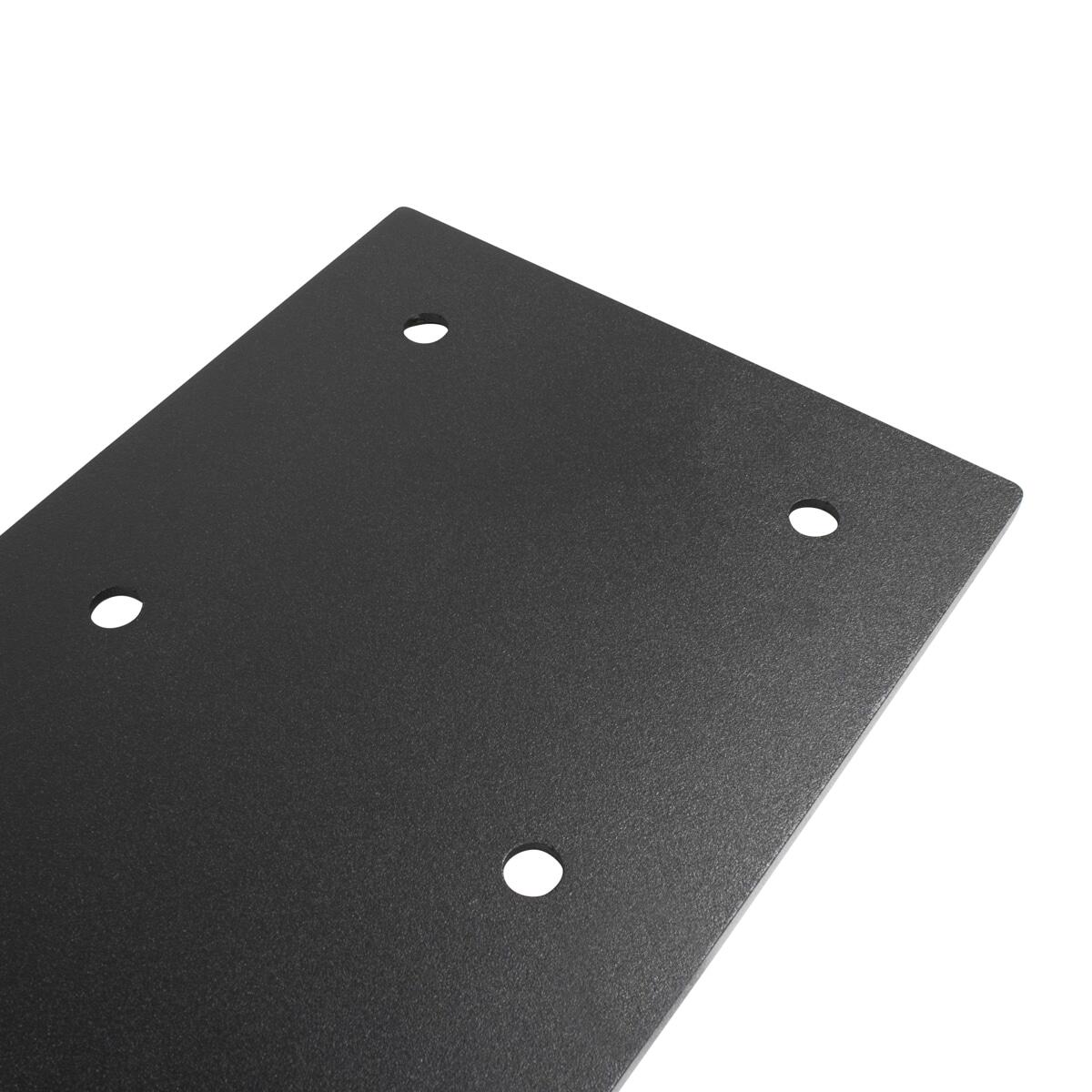 110 CM Black Steel Base Plate for Freestanding Rig/Rack Mounting 3/4