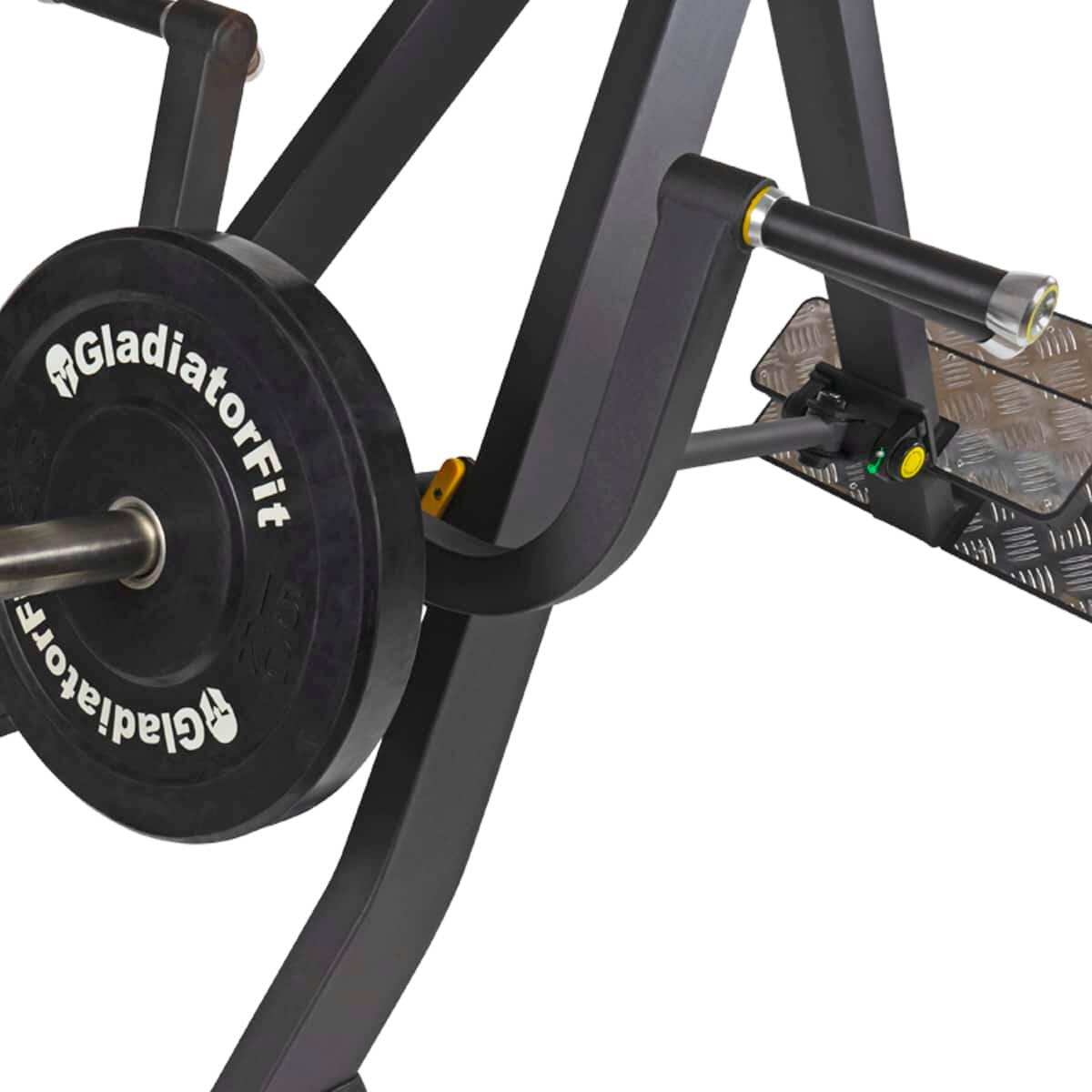 Station rowing t-bar row machine steel free load Titan 2/5