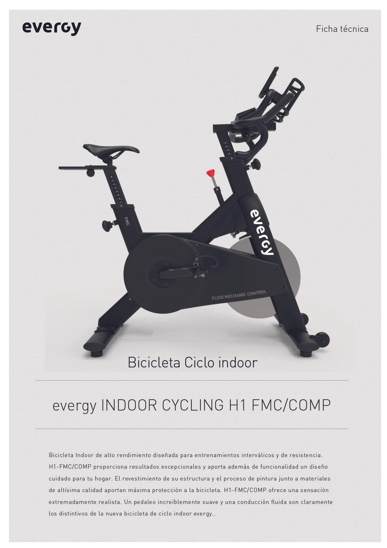 Bicicleta estática evergy ciclo indoor H1 3/7